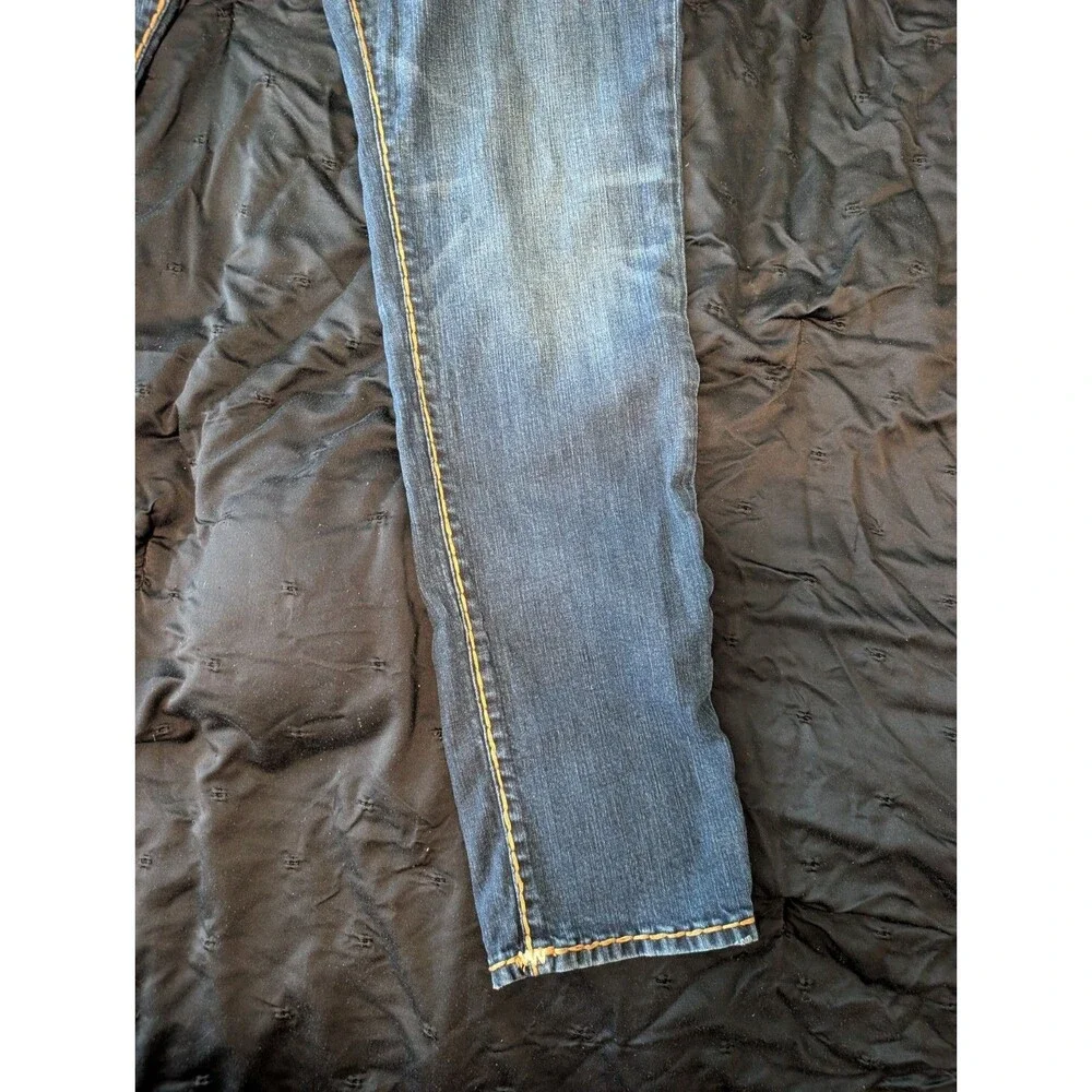 True Religion Rocco Jeans Men's Size 42 Blue Medium Wash Relaxed Skinny Denim